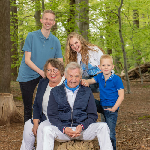 Familiefotografie bos Nienoord Leek